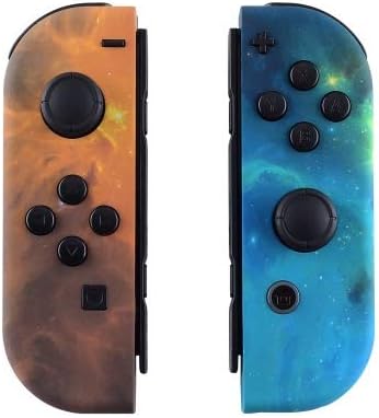 Custom Wireless Controller Handheld Joy Con's Soft Touch Galaxy for Nintendo Switch Console