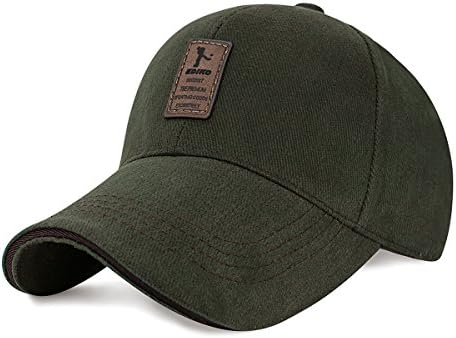 CHOSUR Baseball Cap for Men Women Unstructured Snapback Dad Hat Polo Style Low Profile Sporting Hat (Army Green)