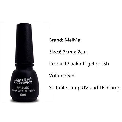 Warm Girl Gel Nail Polish Kit with 6W LED Light Soak Off Base and Top Coat Nail Polish Manicure Pedicure Tools Birthday Christmas Thanksgiving Gift Set - Thumbnail 4