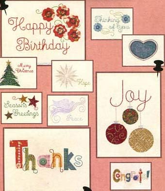 Greetings Machine Embroidery CD by Smith Street Designs