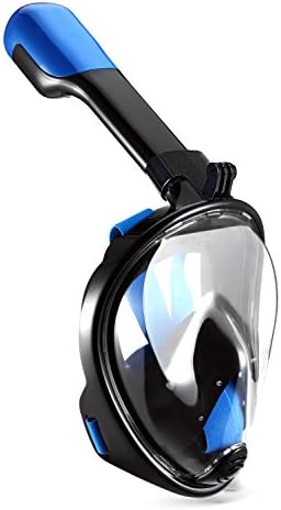 Ranersports 180° full face snorkel mask with Large viewing area,see more water world Than Traditional Snorkeling Masks