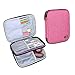 LUXJA Carrying Bag Compatible with Cricut Pen Set and Basic Tool Set, Double-Layer Organizer Compatible with Cricut Accessories (Bag Only), Pink