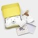 Baby Bath Essentials by Rose & Remy - Bamboo Hooded Towel & Washcloth Gift Set - Unique Baby Shower Registry Present for Newborn Boys or Girls! Bonus Wooden Baby Brush & Comb Included!