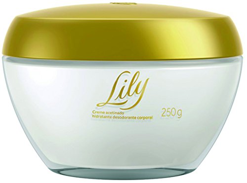 O Boticario Lily Cream Satin Body Moisturizer [Lily Creme Acetinado Hidratante Corporal] 250g