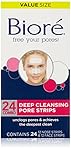 Biore Deep Cleansing Pore Strips Combo Pack, 24 Count Strips