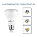 Hyperikon BR20 LED Bulb Dimmable, 8W (50W Equivalent), 4000K (Daylight Glow), CRI 90+, Wide Flood Light Bulb, Medium Base (E26), UL & ENERGY STAR - Great for Kitchen, Living Room, Outdoor (4 Pack)