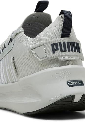 SOFTRIDE Symmetry FUZION, Unisex Straßen-Laufschuh, Puma White-COOL Light Gray-Puma Navy,