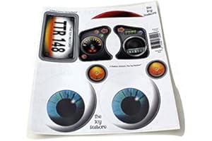 THE TOY RESTORE Toy Restore Replacement Stickers Fits Little Tikes 2017 Cozy Coupe Ride-on Car Blue Eyes Boy