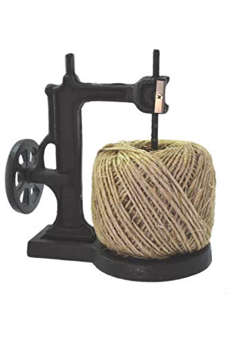 Cast Iron Vintage"Cotton Gin" Kitchen Twine String Holder Dispenser