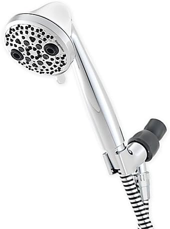 Oxygenics Power Massage, Unique anti-clog Feature with Built-in Spray Selector, Durable, Versatile, Stylish Desighn and Extremely Comfortable Handheld Shower Head in Chrome