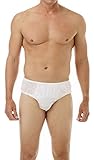 Mens Disposable Underwear Briefs White 10pk