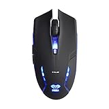 E-Blue Cobra II 1600 DPI Ergonomic Gaming LED Mouse with Bigger Scroll Wheel (EMS151BK)