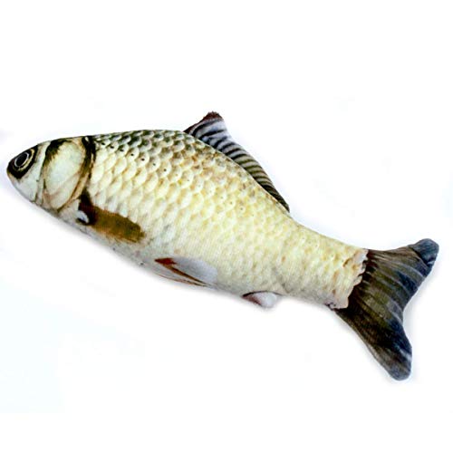 Netspower-Spielzeug-mit-Katzenminze-Katze-Interaktive-Spielzeug-20CM-Simulation-Fisch-Kissen-Kauen-Spielzeug-Set-Simulation-Plush-Fisch-Shape-fr-KatzeKittyKtzche