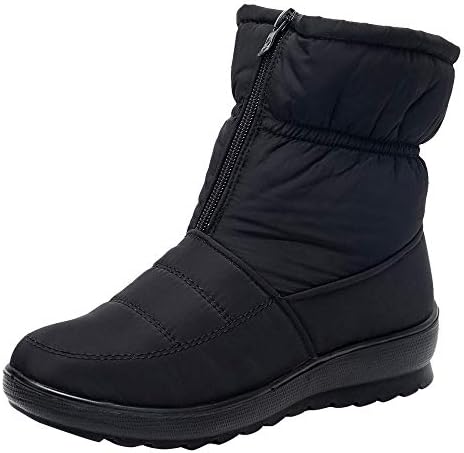 Tootu Women's Winter Waterproof Short Snow Boots Footwear Warm Shoes