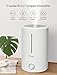 iTvanila Humidifiers, Cool Mist Humidifier, 4L Humidifiers for Large Bedroom Babies(BPA Free) Living Room Office, Auto-Off Whisper Quiet Lasts up to 40 Hours (C2)