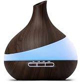 Essential Oil Diffuser with Remote Control &amp; Dual Mist Settings &ndash; Quiet Humidifier, Auto Shut‑Off for Large Rooms
