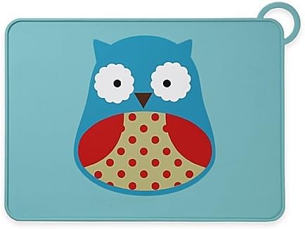 Placemat Silicone Reusable Owl Design Set of 2