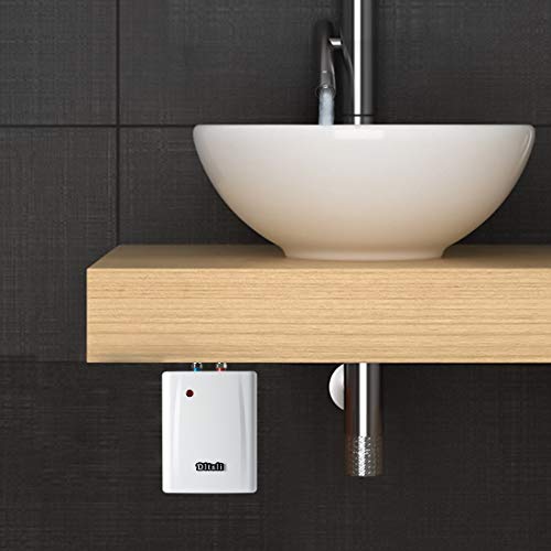 240V 5.5KW Extra Mini Electric Instant Tankless Water Heater for Wash Basin Kitchen Bathroom Sink