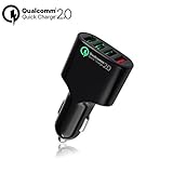 Cable Matters 54W/2.4A 4-Port USB Car Charger with Certified Qualcomm Quick Charge 2.0 Technology