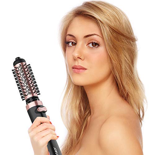 JOYYUM 1000W 2in1 Hot Air Spin Brush Dryer for Styling, Smoothing and
