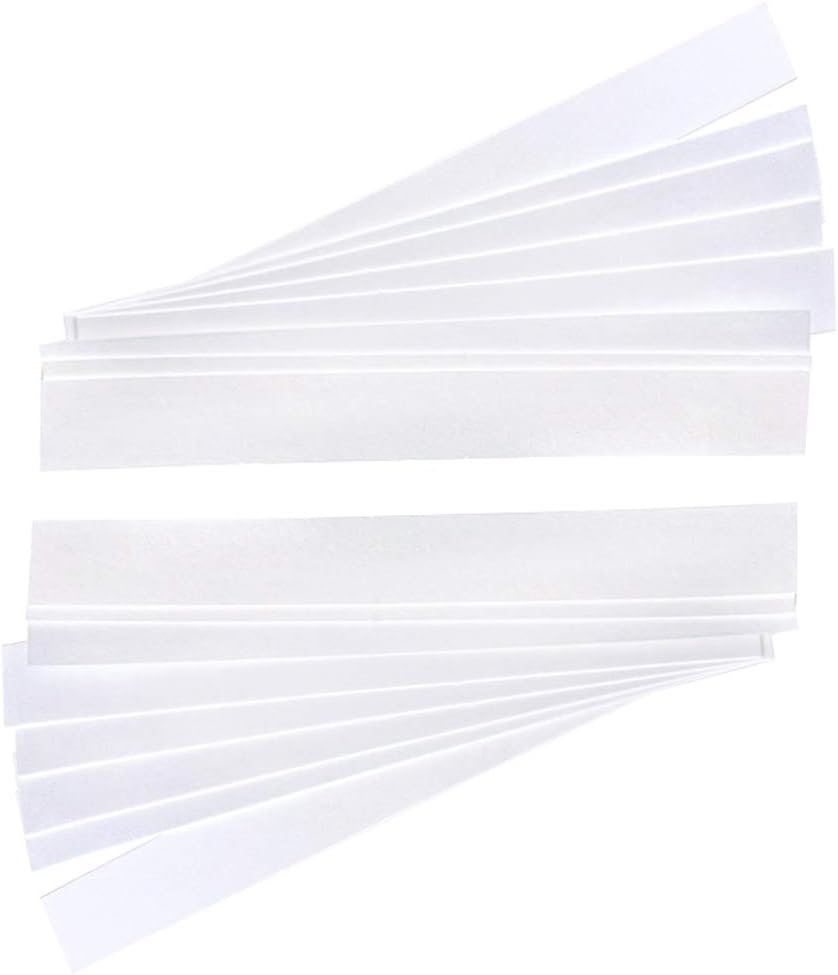 100 PCS 5.9 Inch White Rectangle Fragrance Test Strips Safety and Eco-friendly Cotton Paper Disposable Perfume Essential Oils Tester Cards Test Smelling Strips for Fragrance Trying