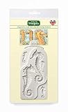Katy Sue Designs Seahorses Silicone Mold for Cake Decorating, Cupcakes, Sugarcraft, Candies, Clay, Crafts and Card Making, Food Safe