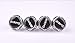 4 Pcs Separate Chrome LICENSE PLATE FRAME Bolt Screws For Mercedes AMG