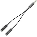 SABRENT 3.5mm Headset Splitter Adapter Cable for headsets with Separate Headphone/Microphone Plugs (CB-AUHM)