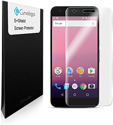 Google Pixel Screen Protector [Full Screen Coverage][Case Friendly], Curvologys S+Shield Google Pixel 5.0 Anti-Fingerprint Scratch-proof Ultra HD Film - Lifetime Replacements