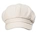 Siggi Newsboy Cabbie Cap Visor Beret Baker Hat Painter Caps for Women Beige