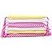 Hengfey Cotton Breathable Baby Crib Bumpers 6 PCS Pink Flower