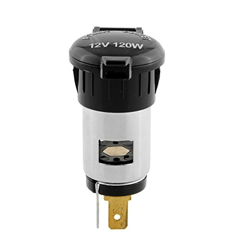 Vivian 12V 120W Cigarette Lighter Power Socket Plug Outlet for Car Motorcycle