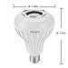 Texsens LED Light Bulb, Bluetooth Speaker Music Lightbulbs, 24 Keys Remote Control, 6W E27 RGB Changing Lamp Wireless Stereo Audio