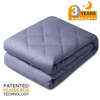 bedextra Weighted Blanket 20lbs for Adult - 100% Organic Cotton 60'' x