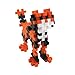 Plus Plus 3D Animal Figure Building Block Set, 70 Mini Interlocking Puzzle Pieces, Fun Stem Toys for Kids - Tiger Maker Tube