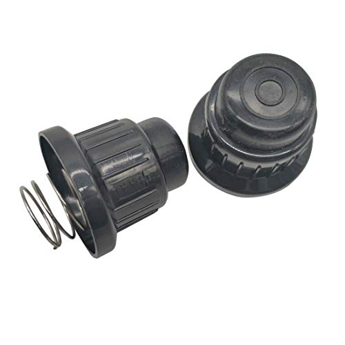 CHUANGRONG-US 2 Pieces Grill Ignitor Cap Push Button Igniter Plastic Replacement (Black) - Thumbnail 4