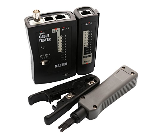 image for Syba Network Tool Repair Kit, Ethernet LAN Cable Tester Computer Maint