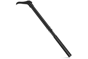 Kalekey 27" Hookaroon Logging Tool, Thick Steel Pickaroon with Anti-Slip Grip for Effortless Log Moving, Lifting & Stacking, Must-Have Wood Tool for Splitting Axe Users