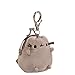 GUND Pusheen Cat Plush Stuffed Animal Mini Coin Purse, Gray, 3