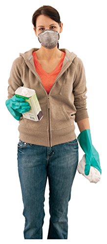 3M 90012 Nitrile Solvent Resistant Gloves, Large