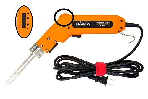 Hercules SC-190 Handheld Electric Styrofoam Hot Knife and Accessories (SC-190 Cutter Kit)
