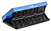 Muscle Rack FPSCWL-Blue Folding Plastic Storage Crate with Lid Blue, 11.8