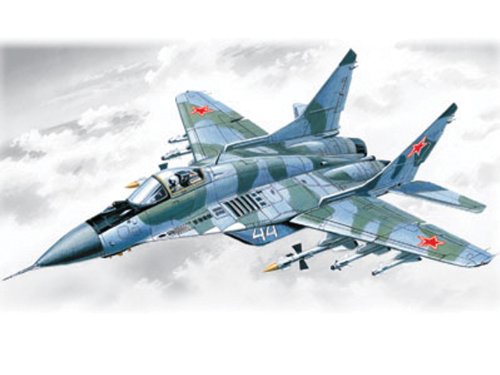 icm models mig-29 9-13 kit de construcción de combate de primera línea soviético