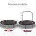 Mini Trampoline for Kids Adults, 40-Inch Folding Fitness Trampoline with Adjustable Handle Bar | Max Load 250lbs Rebounder for Indoor Outdoor Cardio Training