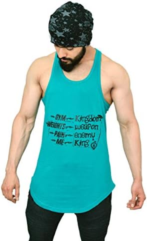 Longline Arc Spartan Quote Gym Wear, Sleeveless Gym Stringer, Men's Vest, Gym Vest, Tank Top, Sando Vest