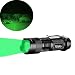 Ulako Single 1 Mode Zoomable LED 150 Yard Green Light Flashlight Torch For Fishing Hunting Detector primary