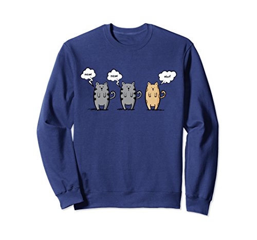 Unisex Cat Dog Shirt LGBTQ sweatshirt Equality Love Be You Small Navy