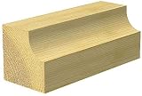 Trend Cavetto Router Cutter 1/2 Shank 9.5mm Radius 80mm Cut Dia TC Tip view 6