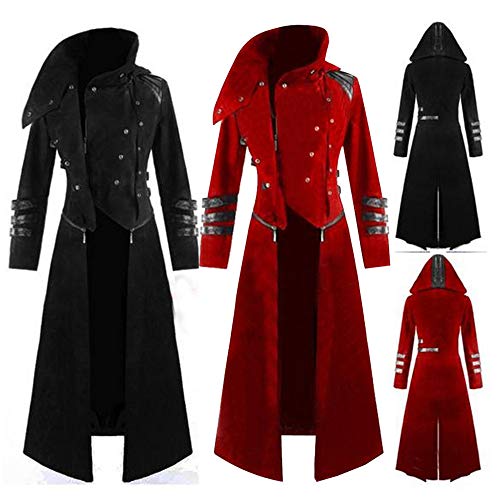 image for SMALLE_Clothing SMALLE ◕‿◕ Steampunk Men's Trench Coats Gothic H