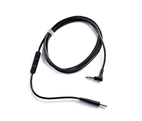 Replacement Headphone Audio Cable Cord Line for Bose SoundTrue Soundlink QC25 QC35 OE2 Headphones (Black)